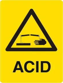 W 201 — WARNING - ACID